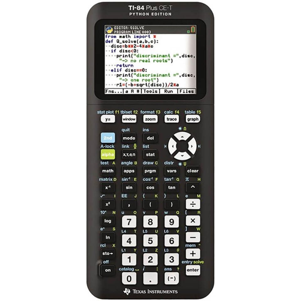 TEXAS INS. TI-84 PLUS CE-T Python Edition Grafik Hesap Makinesi