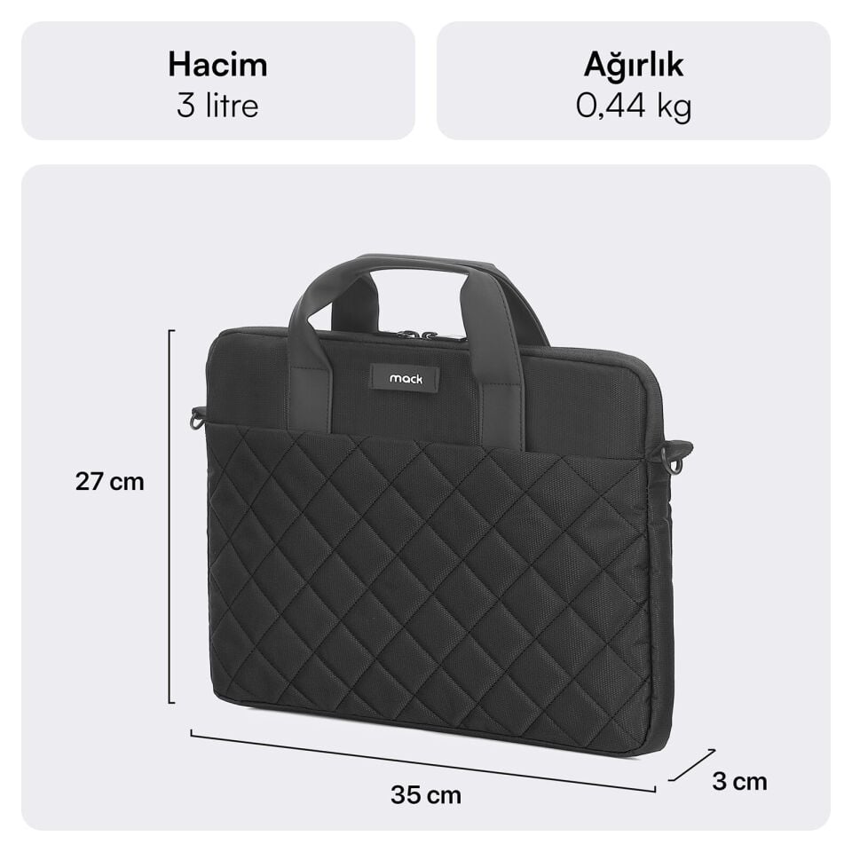 MACK MCC-901 14.1 iksy Notebook Çantası Siyah