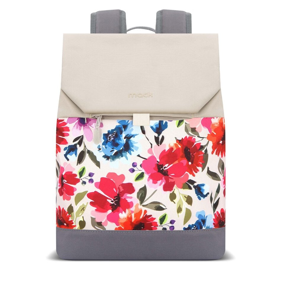 MACK MCE-1306 14.1 ZEN Eco Günlük Sırt Çantası Bej Çiçekli