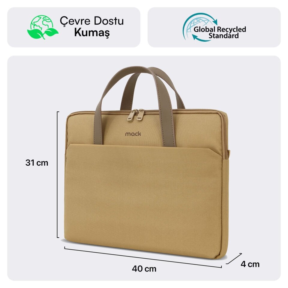 MACK MCE-1513 15.6 NOVA Eco Notebook Çantası Camel