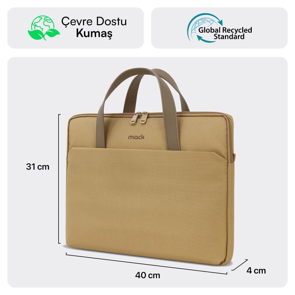 MACK MCE-1513 15.6 NOVA Eco Notebook Çantası Camel