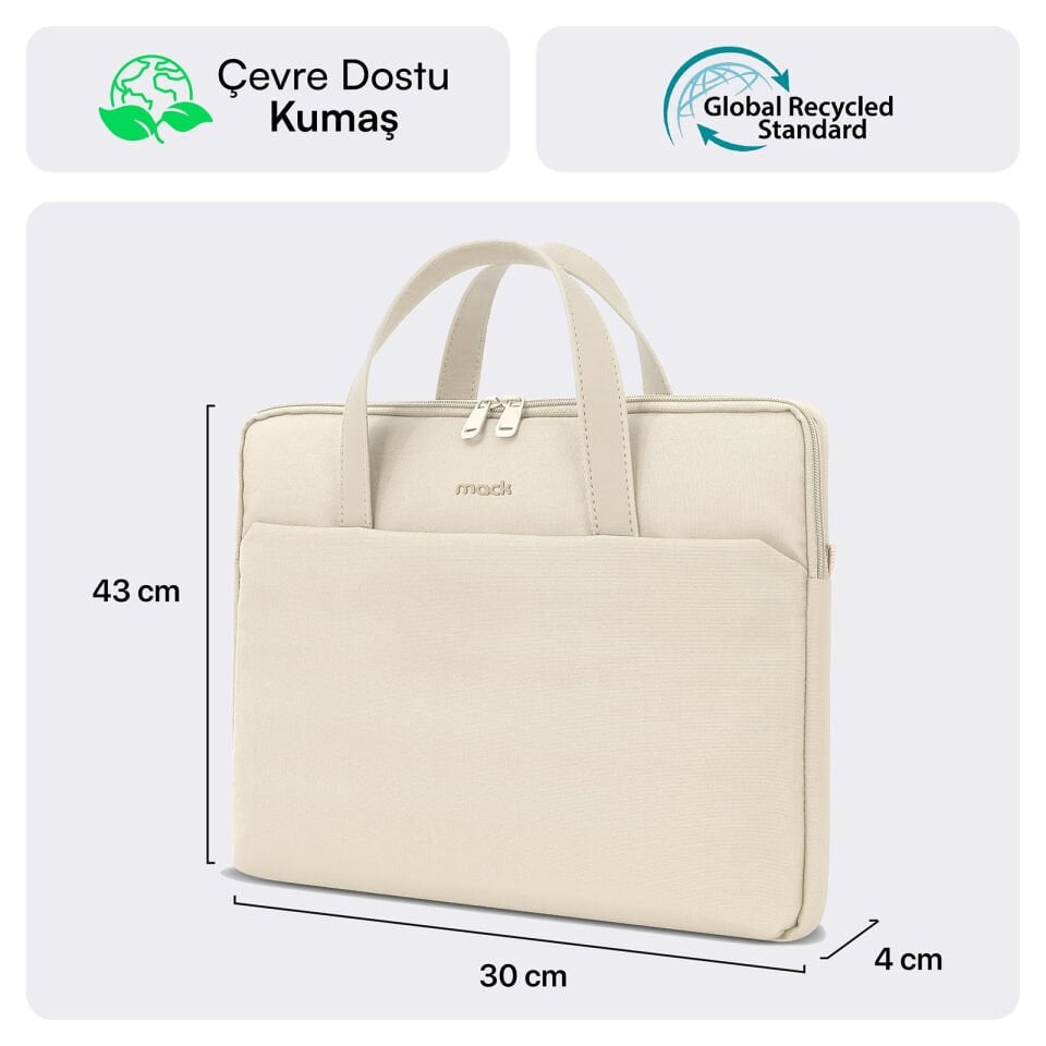 MACK MCE-1514 15.6 NOVA Eco Notebook Çantası Latte