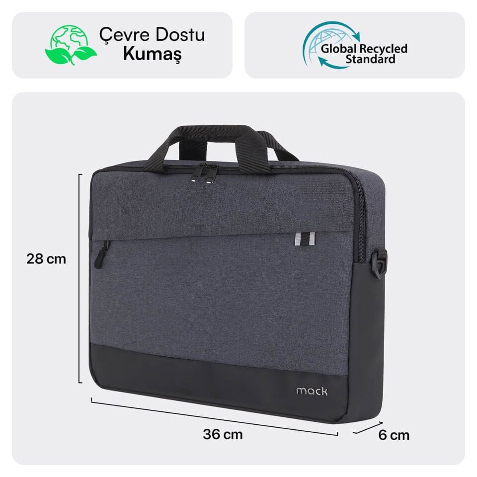 MACK MCE-1111 14.1 UNICITY Eco Notebook Çantası Siyah